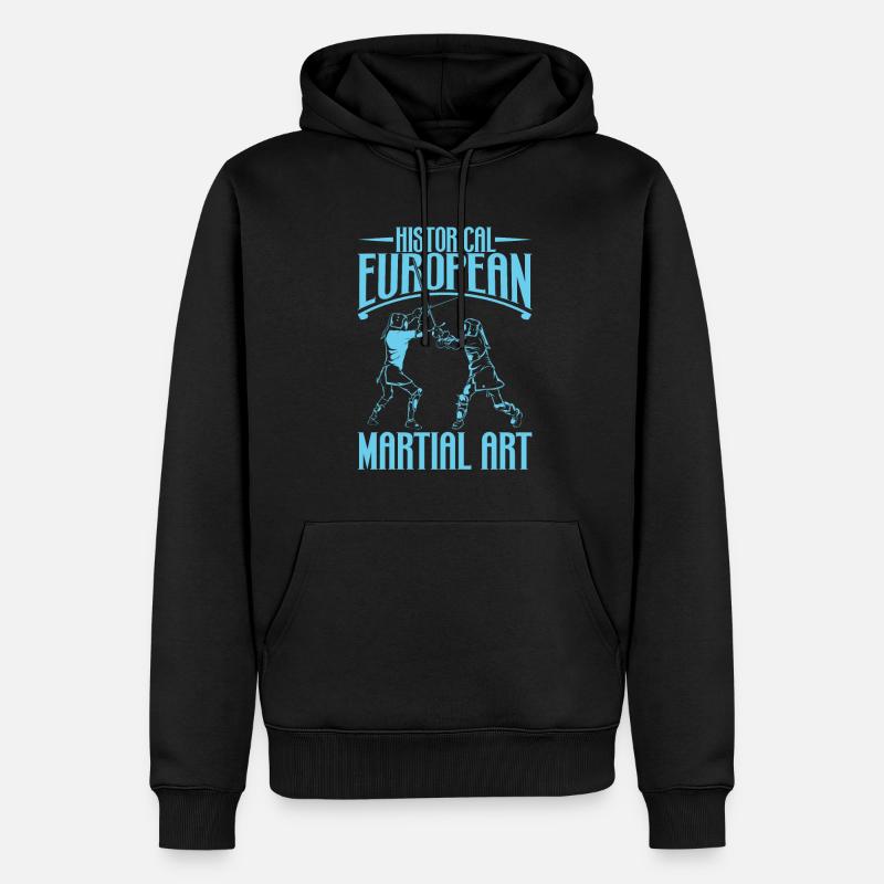 Combat à l’épée - HEMA - Sweat à capuche Premium bio Homme - noir