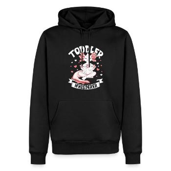 Kleinkind Flüsterer - Erzieherin - Männer Premium Bio Hoodie - Schwarz - Vorne - Nico (187cm)