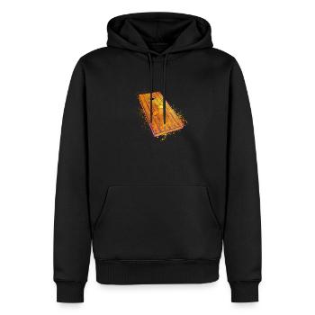 Colorful cornhole board - Men’s Premium Organic Hoodie - black - Front - Nico (187cm)