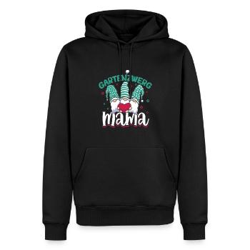 Gartenzwerg Mama - Männer Premium Bio Hoodie - Schwarz - Vorne - Nico (187cm)