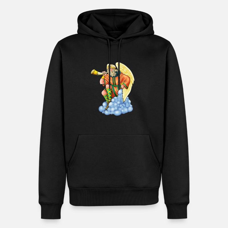 Slawischer Gott Stribog - Männer Premium Bio Hoodie - Schwarz
