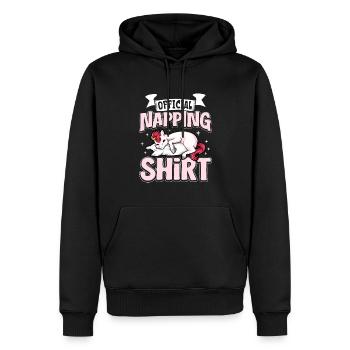 Offizielles Schlafshirt Einhorn - Männer Premium Bio Hoodie - Schwarz - Vorne - Nico (187cm)
