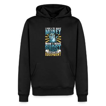 Équipement - Ghost Hunt - Sweat à capuche Premium bio Homme - noir - Devant - Nico (187cm)