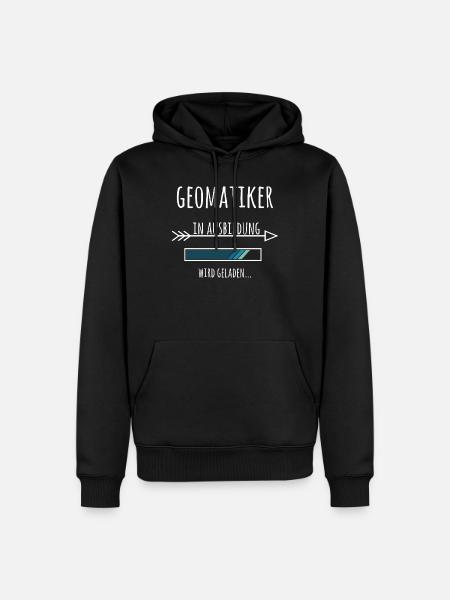 Geomatiker Ausbildung Beruf Geschenk - Männer Premium Bio Hoodie - Schwarz