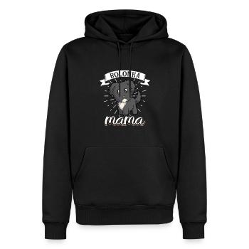 Bolonka Mama - Bolonka Zwetna - Männer Premium Bio Hoodie - Schwarz - Vorne - Nico (187cm)