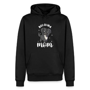 Bolonka Mom - Bolonka Zwetna - Männer Premium Bio Hoodie - Schwarz - Vorne - Nico (187cm)