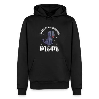Labrador Retriever Mom - Labrador Retriever - Männer Premium Bio Hoodie - Schwarz - Vorne - Nico (187cm)