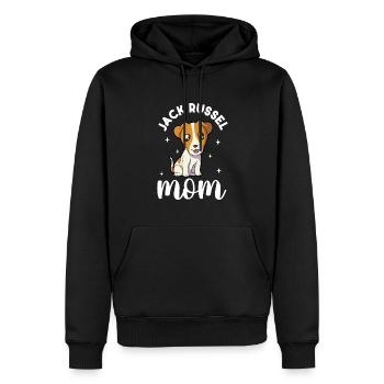 Jack Russel Mom - Jack Russel Terrier - Männer Premium Bio Hoodie - Schwarz - Vorne - Nico (187cm)