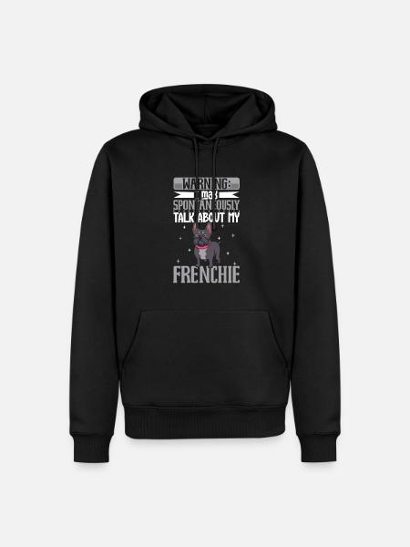 French Bulldog Lover - Men’s Premium Organic Hoodie - black