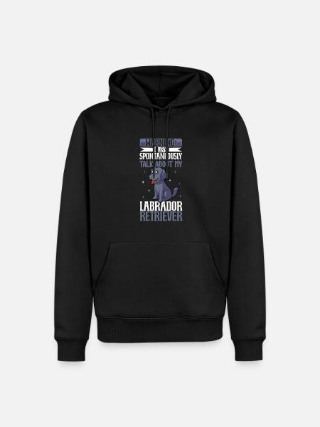 Labrador Retriever Lover - Men’s Premium Organic Hoodie - black