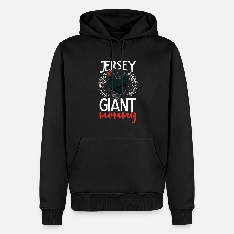 Jersey Géant Maman - Sweat à capuche Premium bio Homme - noir