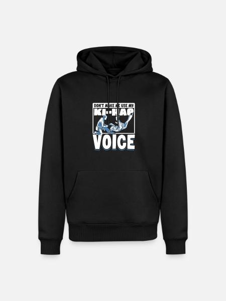 Ki-Hap Voice - Hapkido - Men’s Premium Organic Hoodie - black
