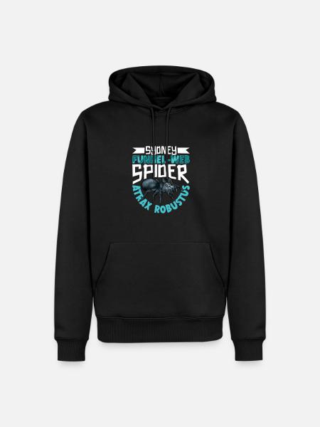 Sydney Funnel Web Spider - Men’s Premium Organic Hoodie - black