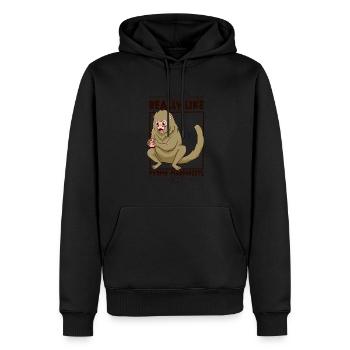 Ich liebe Zwergseidenäffchen - Zwergseidenäffchen - Männer Premium Bio Hoodie - Schwarz - Vorne - Nico (187cm)