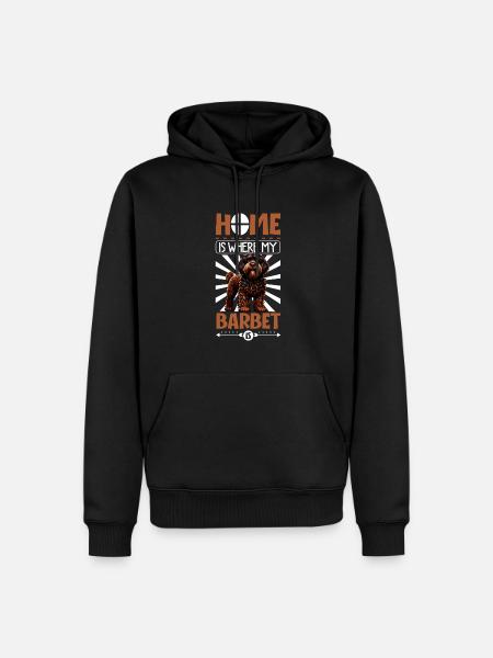Home - French Water Dog - Men’s Premium Organic Hoodie - black