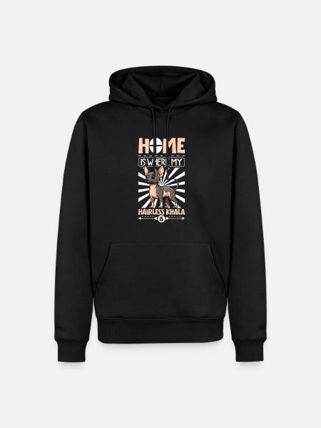 Home - Hairless Khala - Men’s Premium Organic Hoodie - black