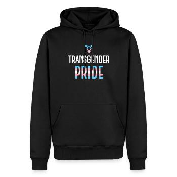 LGBTQ Pride Monat - Transgender Pride - Männer Premium Bio Hoodie - Schwarz - Vorne - Nico (187cm)