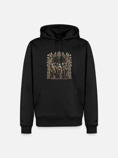 Demons at the of Hell - Men’s Premium Organic Hoodie - black