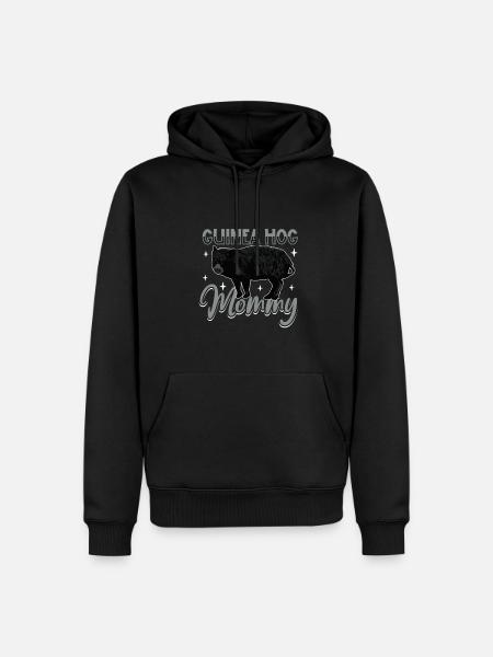 Guinea Hog Mama - Men’s Premium Organic Hoodie - black