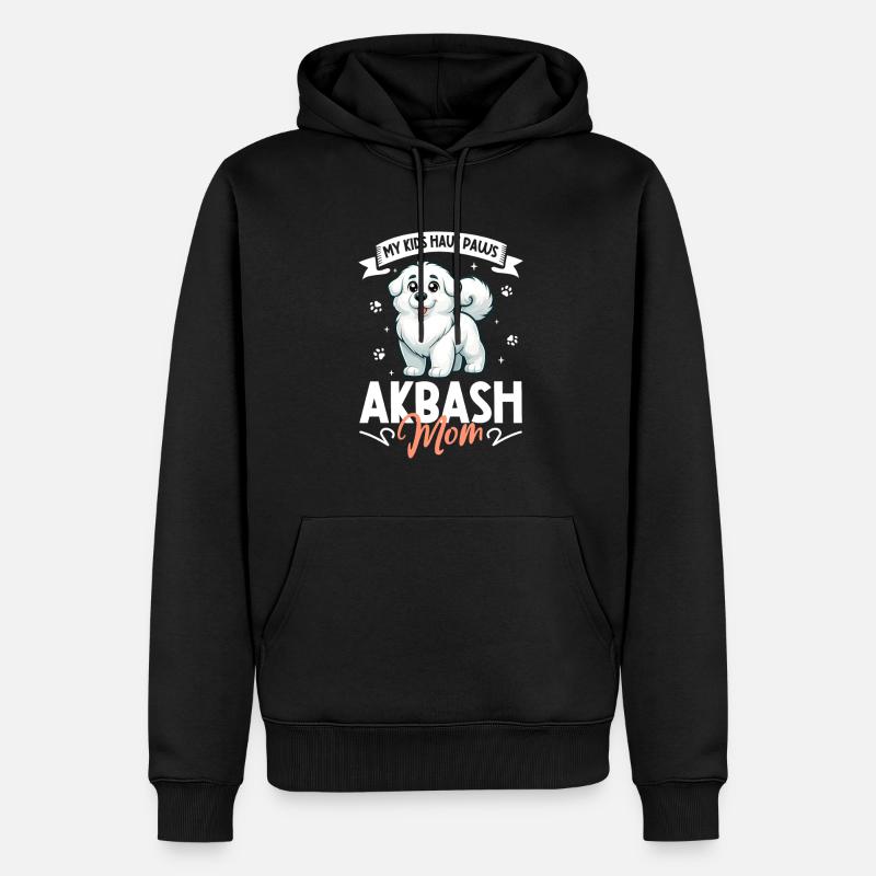 Akbas Mama - Männer Premium Bio Hoodie - Schwarz