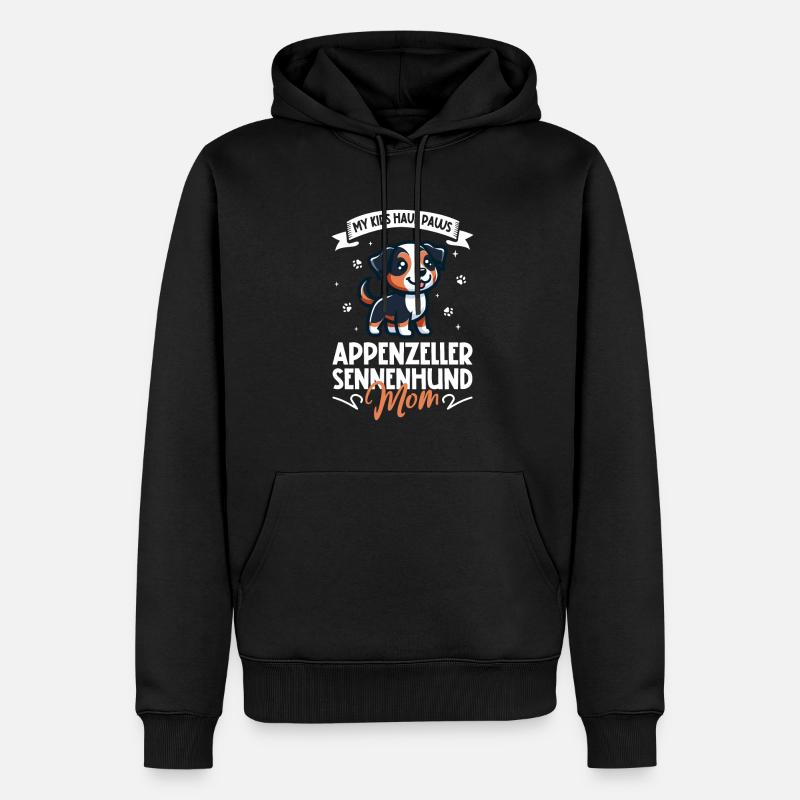 Maman Bouvier Appenzeller - Sweat à capuche Premium bio Homme - noir