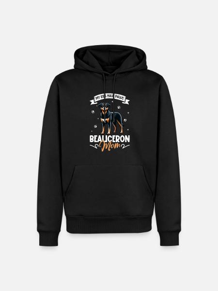 Beauceron Mama - Men’s Premium Organic Hoodie - black