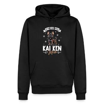 Kai Ken Mama - Men’s Premium Organic Hoodie - black - Front - Nico (187cm)