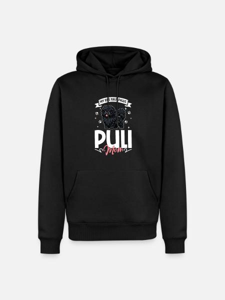 Puli Mama - Men’s Premium Organic Hoodie - black