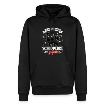 Schipperke Mama - Männer Premium Bio Hoodie - Schwarz - Vorne - Nico (187cm)