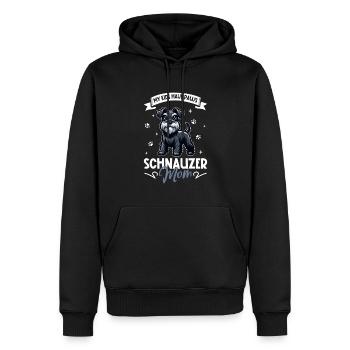 Schnauzer Mama - Männer Premium Bio Hoodie - Schwarz - Vorne - Nico (187cm)