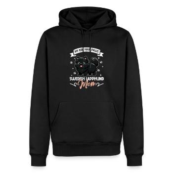 Schwedischer Lapphund Mama - Männer Premium Bio Hoodie - Schwarz - Vorne - Nico (187cm)