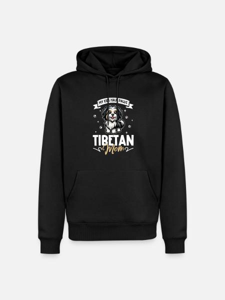 Tibetan Terrier Mom - Men’s Premium Organic Hoodie - black