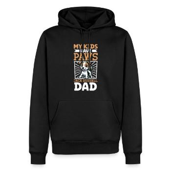 Jack Russell Terrier Papa - Männer Premium Bio Hoodie - Schwarz - Vorne - Nico (187cm)