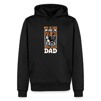 Treeing Walker Coonhound Papa - Männer Premium Bio Hoodie - Schwarz - Vorne - Nico (187cm)