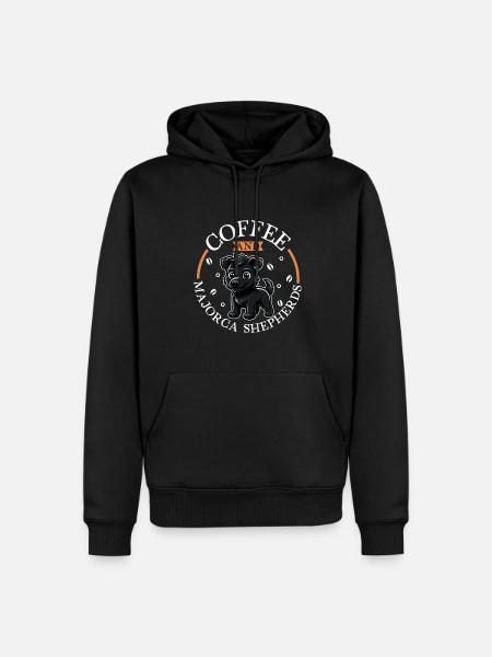 Coffee and Ca de bestiar - Men’s Premium Organic Hoodie - black