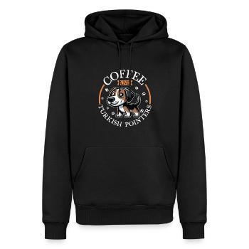Kaffee und Tarsus çatalburun - Männer Premium Bio Hoodie - Schwarz - Vorne - Nico (187cm)