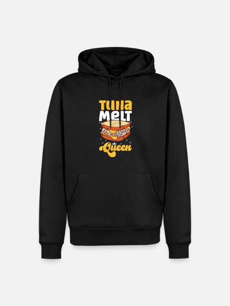 Tuna Melt Sandwich Queen - Men’s Premium Organic Hoodie - black