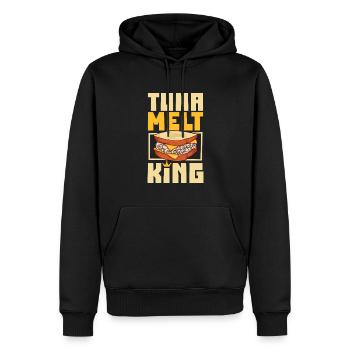 Tuna Melt Sandwich King - Männer Premium Bio Hoodie - Schwarz - Vorne - Nico (187cm)