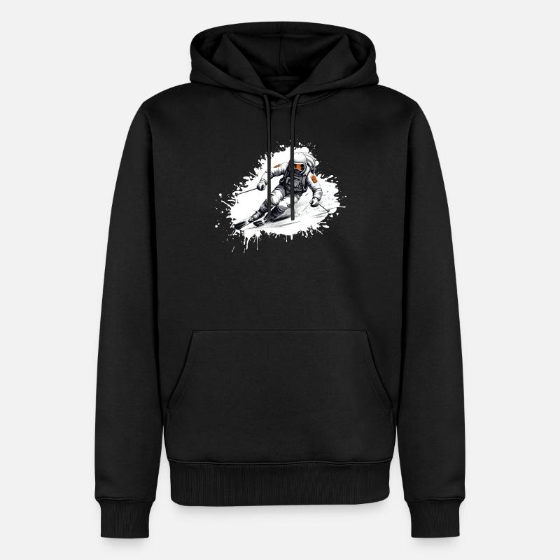 Astronaute Ski Ski - Sweat à capuche Premium bio Homme - noir