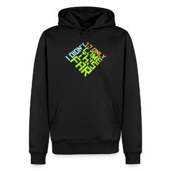 I Didn't Come This Far To Only Come This Far Motto - Männer Premium Bio Hoodie - Schwarz - Vorne - Nico (187cm)