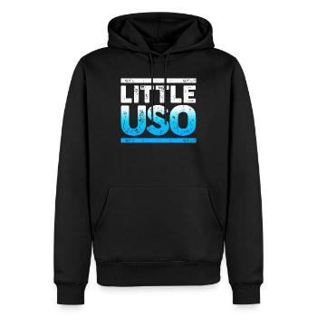 Samoa - Männer Premium Bio Hoodie - Schwarz - Vorne - Nico (187cm)