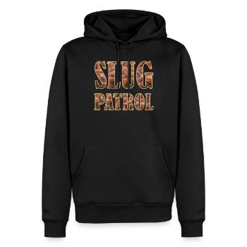 SLUGPATROL Snails Gardening Garden Friend - Men’s Premium Organic Hoodie - black - Front - Nico (187cm)