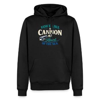 Communauté de musique folk Shanty Crew - Sweat à capuche Premium bio Homme - noir - Devant - Nico (187cm)