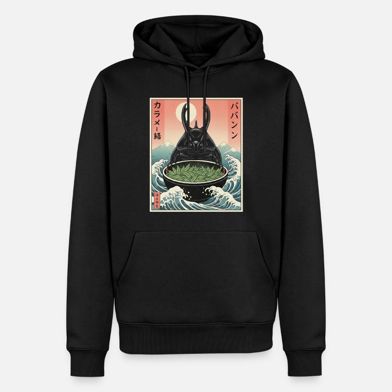 Kawaii Mistkäfer - Männer Premium Bio Hoodie - Schwarz