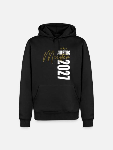Meister 2027 - Männer Premium Bio Hoodie - Schwarz