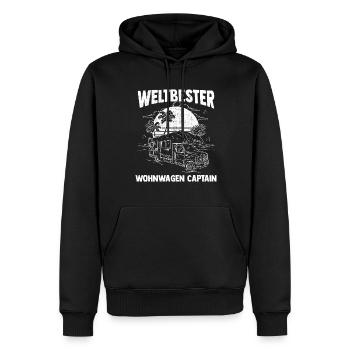 Wohnwagen Wohnmobil Caravan Camper - Männer Premium Bio Hoodie - Schwarz - Vorne - Nico (187cm)