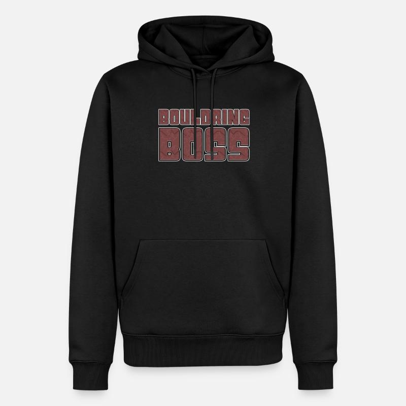 Bouldern - Männer Premium Bio Hoodie - Schwarz