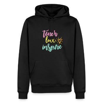Lehrer Einfluss Lehramt Schule Schullehrer - Männer Premium Bio Hoodie - Schwarz - Vorne - Nico (187cm)
