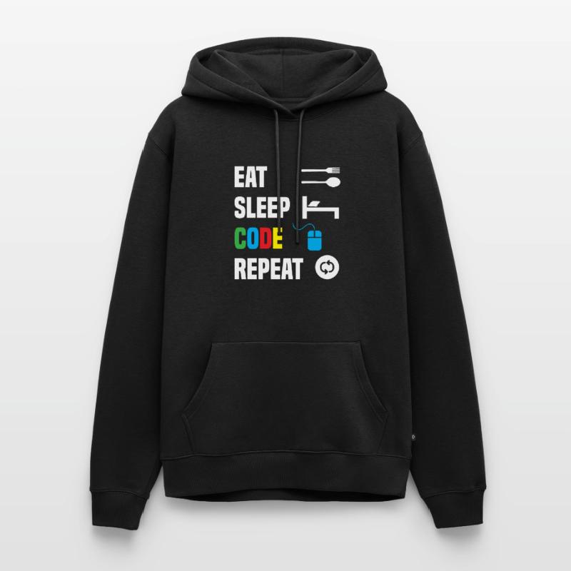 Code Codierung Coder Kodierung Informatiker Männer Premium Bio Hoodie