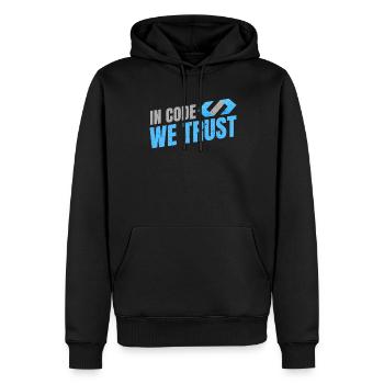 Programmierer Coder Software Entwickler - Männer Premium Bio Hoodie - Schwarz - Vorne - Nico (187cm)